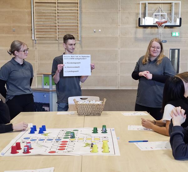 Stand der Stadt Petershagen SekPet Berufsblicketag