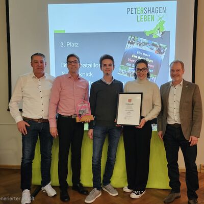 Bild vergr&ouml;&szlig;ern: Heimatpreis 2025_3. Platz B�rgerbataillon Neuenknick