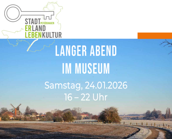 Plakat Langer Abend im Museum am 24.01.2026